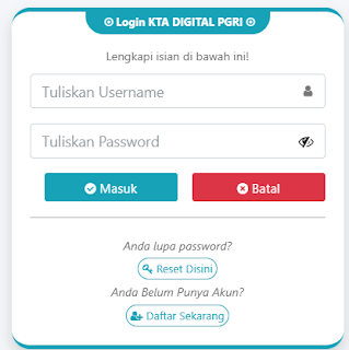 Register PGRI Bangli - Persatuan Guru Republik Indonesia Cabang Bangli
